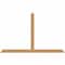 Ekena Millwork Portland Timber Gable Bracket, Western Red Cedar, 108"W x 68"H x 3 1/2"D x 5 1/2"F, 15/12 Pitch GBW108X68X0406POR00SWR - alternate 1